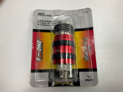 Milton S-1751 Quick Connect Safety Exhaust Coupler - 1/4'' MNPT - 1/4'' Body