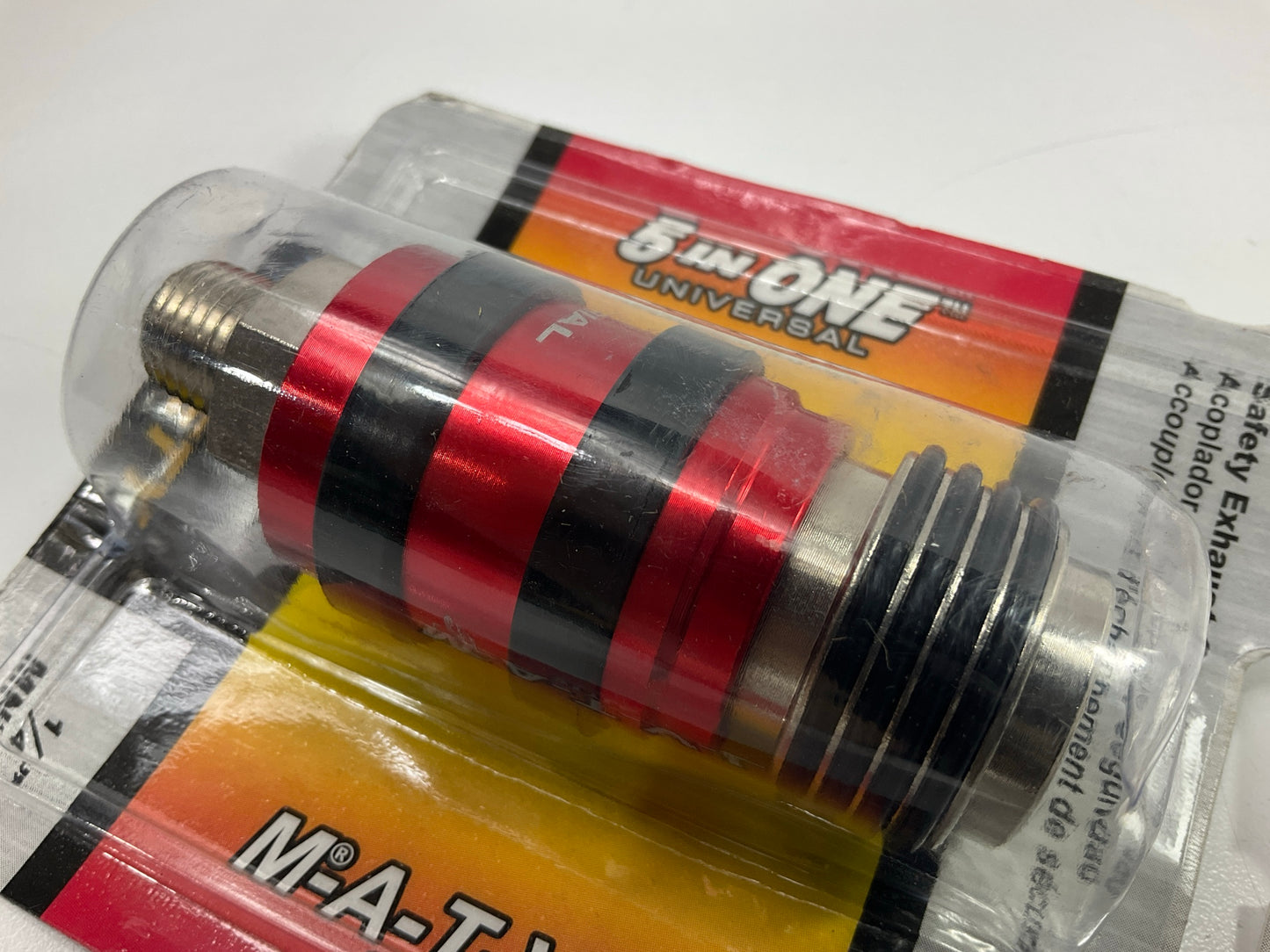 Milton S-1751 Quick Connect Safety Exhaust Coupler - 1/4'' MNPT - 1/4'' Body