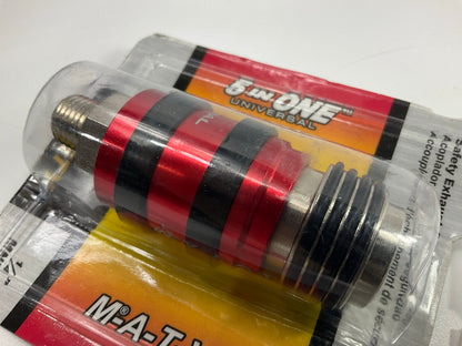 Milton S-1751 Quick Connect Safety Exhaust Coupler - 1/4'' MNPT - 1/4'' Body