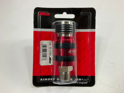 Milton S-1753 5 In ONE Universal Safety Exhaust Quick-Connect Coupler, 3/8'' MNPT