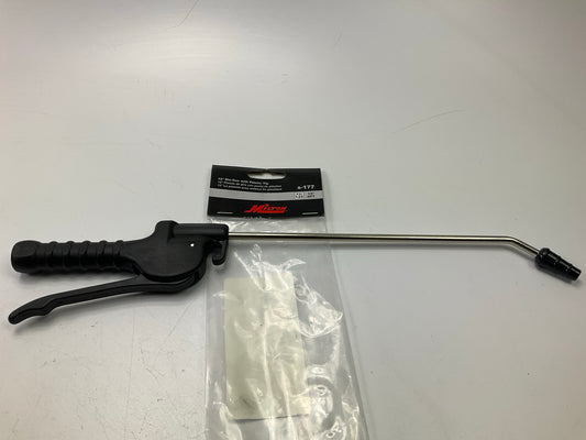 Milton S177 1/4'' NPT Pistol Grip Air Blow Gun With 11'' Bent Nozzle