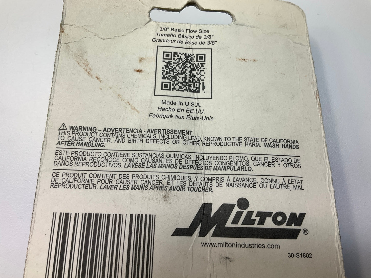 Milton S-1802 1/4'' NPT P Style Coupler And Plug Combo