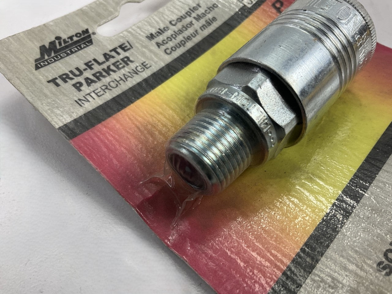 Milton S1806 3/8'' MNPT P Style Coupler