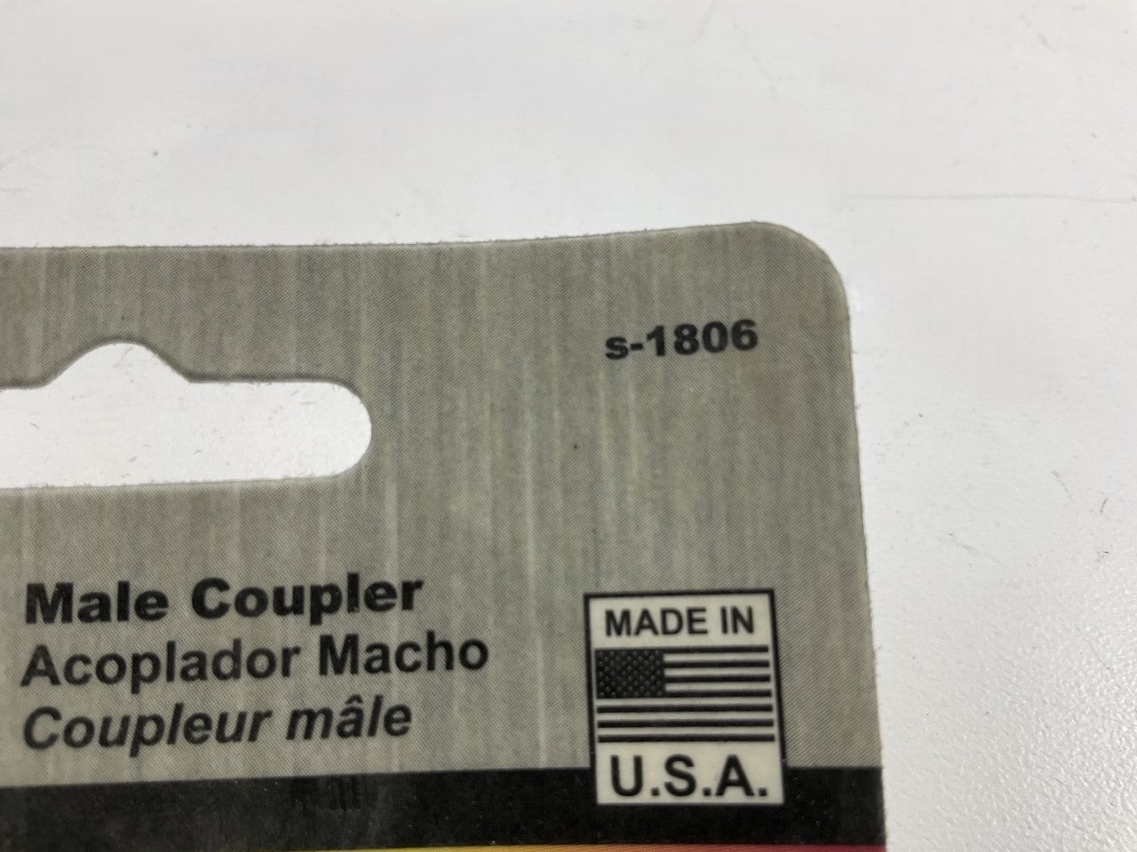 Milton S1806 3/8'' MNPT P Style Coupler