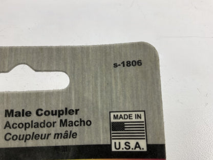 Milton S1806 3/8'' MNPT P Style Coupler