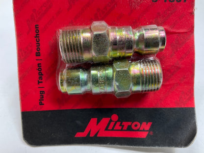 Milton S-1807 3/8'' MNPT P Style Plug,  2 / Pack