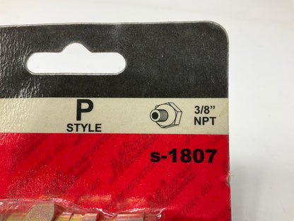 Milton S-1807 3/8'' MNPT P Style Plug,  2 / Pack