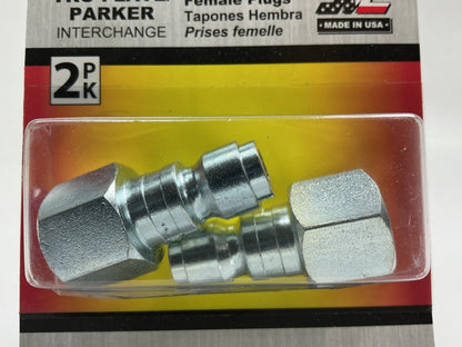 (10) Blister Packs - Milton S1808 3/8'' NPT Female Coupler Plug Fitting P-Style