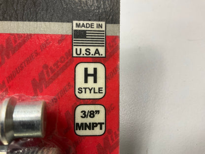 Milton S1837 H-Style Air Plug - 3/8'' NPT Male Connector, 2 Per Pack
