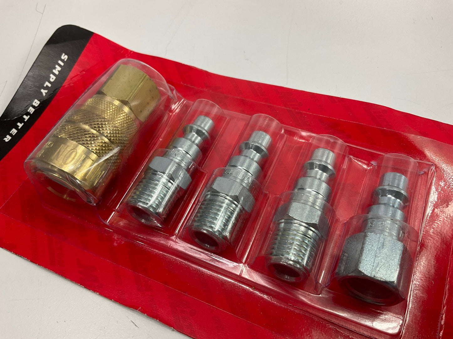 Milton S211 5 Piece 1/4'' M-Style Coupler Kit Includes 1-715, 3-727, 1-728