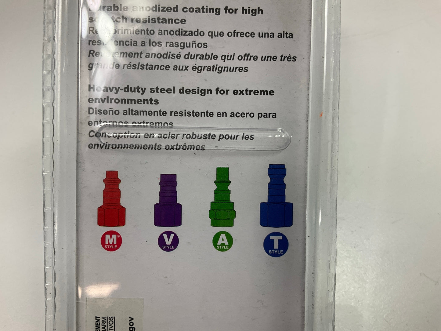 Milton S-307TKIT ColorFit Coupler & Plug Kit (5 Piece), T-Style 1/4 NPT Blue