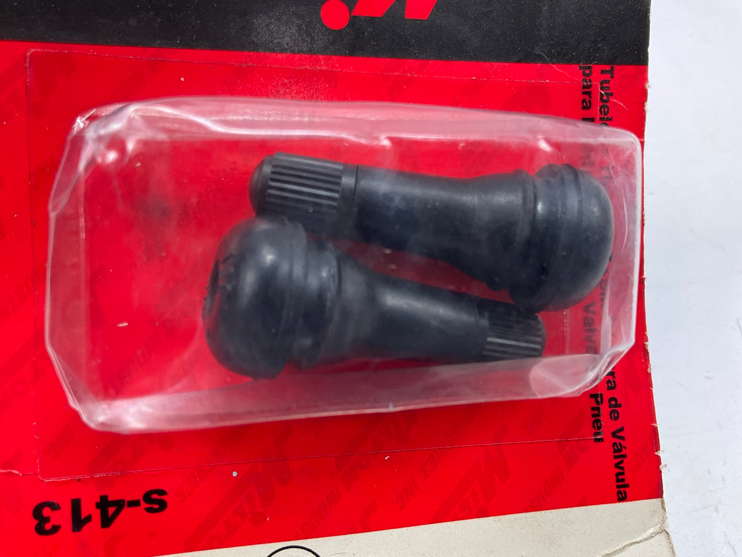 Milton S-413 Tubeless Tire Valve, 0.453'' X 1-1/4'' - Pack Of 2