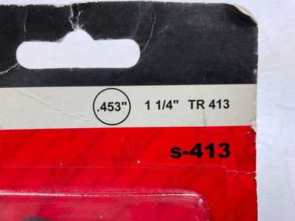 Milton S-413 Tubeless Tire Valve, 0.453'' X 1-1/4'' - Pack Of 2