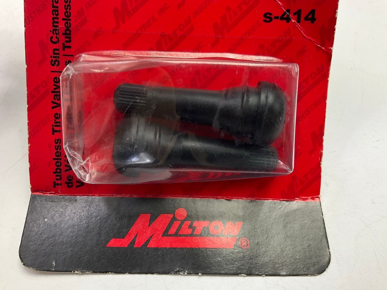 Milton S-414 Tubeless Tire Valve Stem, 0.453'' X 1-1/2'' - 2 PACK