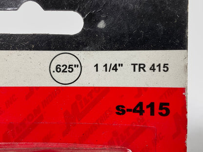 Milton S415 Tubeless Tire Valves, 1-1/4'' Length, .625'' Hole Diameter - Pack Of 4