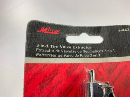 Milton S443 3-in-1 Tire Valve Extractor And Inflator Tool - Remove, Inflate