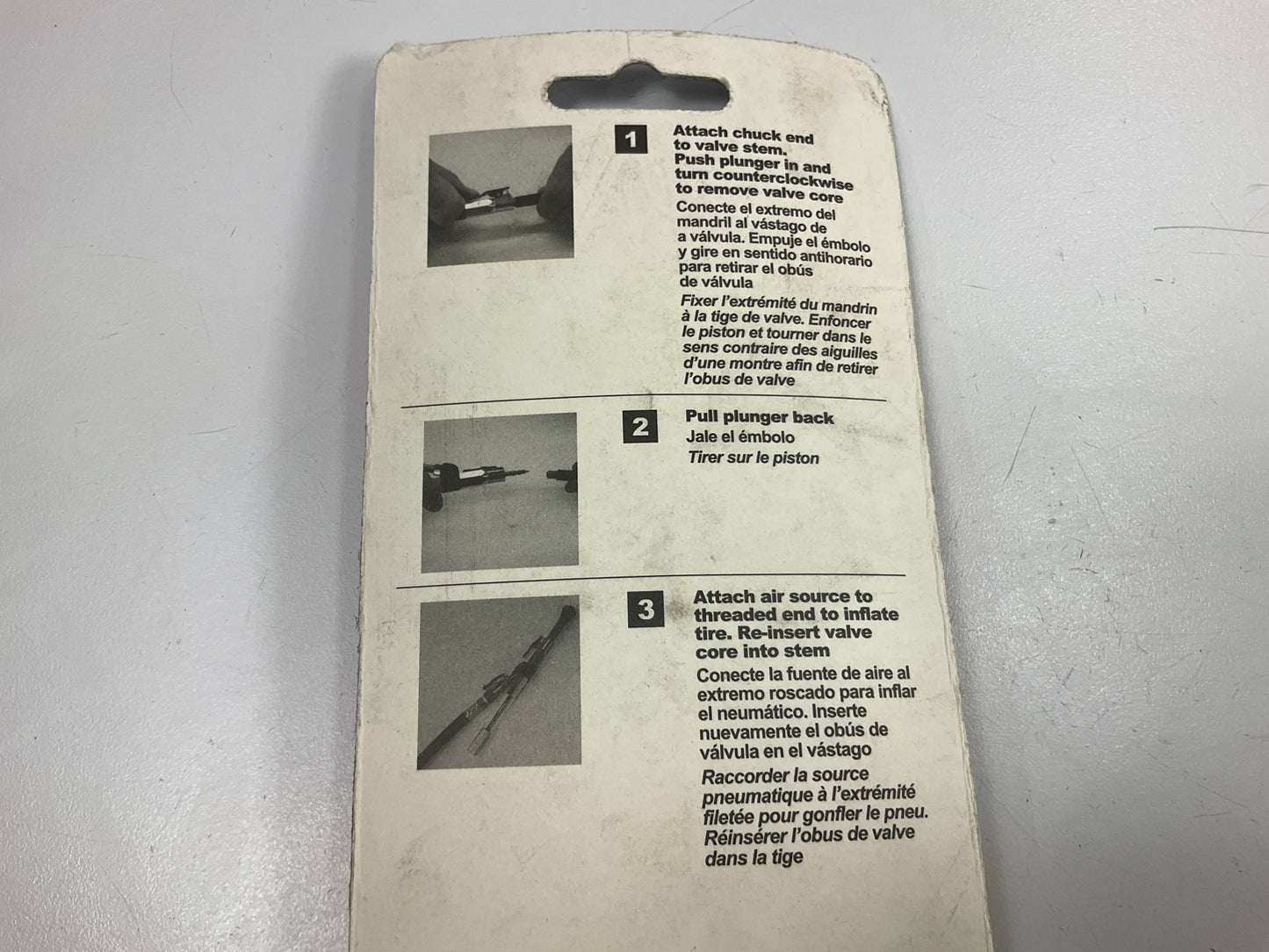 Milton S443 3-in-1 Tire Valve Extractor And Inflator Tool - Remove, Inflate