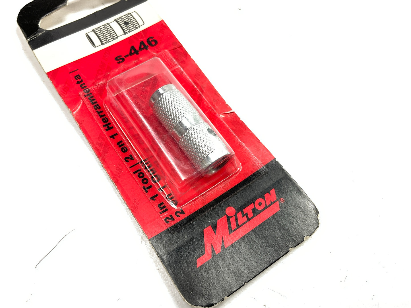 Milton S-446 2-in-1 Tire Tube Deflator & Core Remover Tool