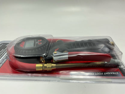 Milton S577D Pro Digital Pistol Grip Tire Inflator Gauge Straight Foot Chuck