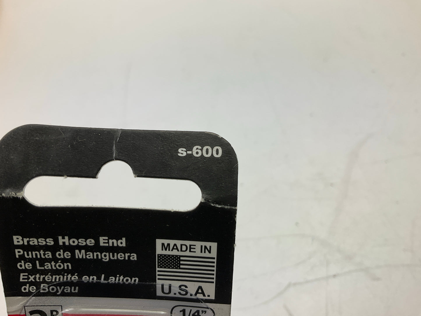 Milton S600 1/4'' X 1/4'' NPT Male Hose End Barb Fitting 1/4'' Hose Barb, 2 / Pack