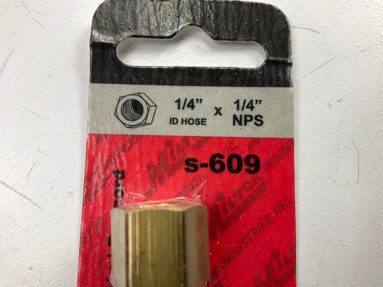 Milton S609 1/4'' FNPT 1/4'' ID Swivel Hose End Fittings, 5 PACKS Of 2 Each