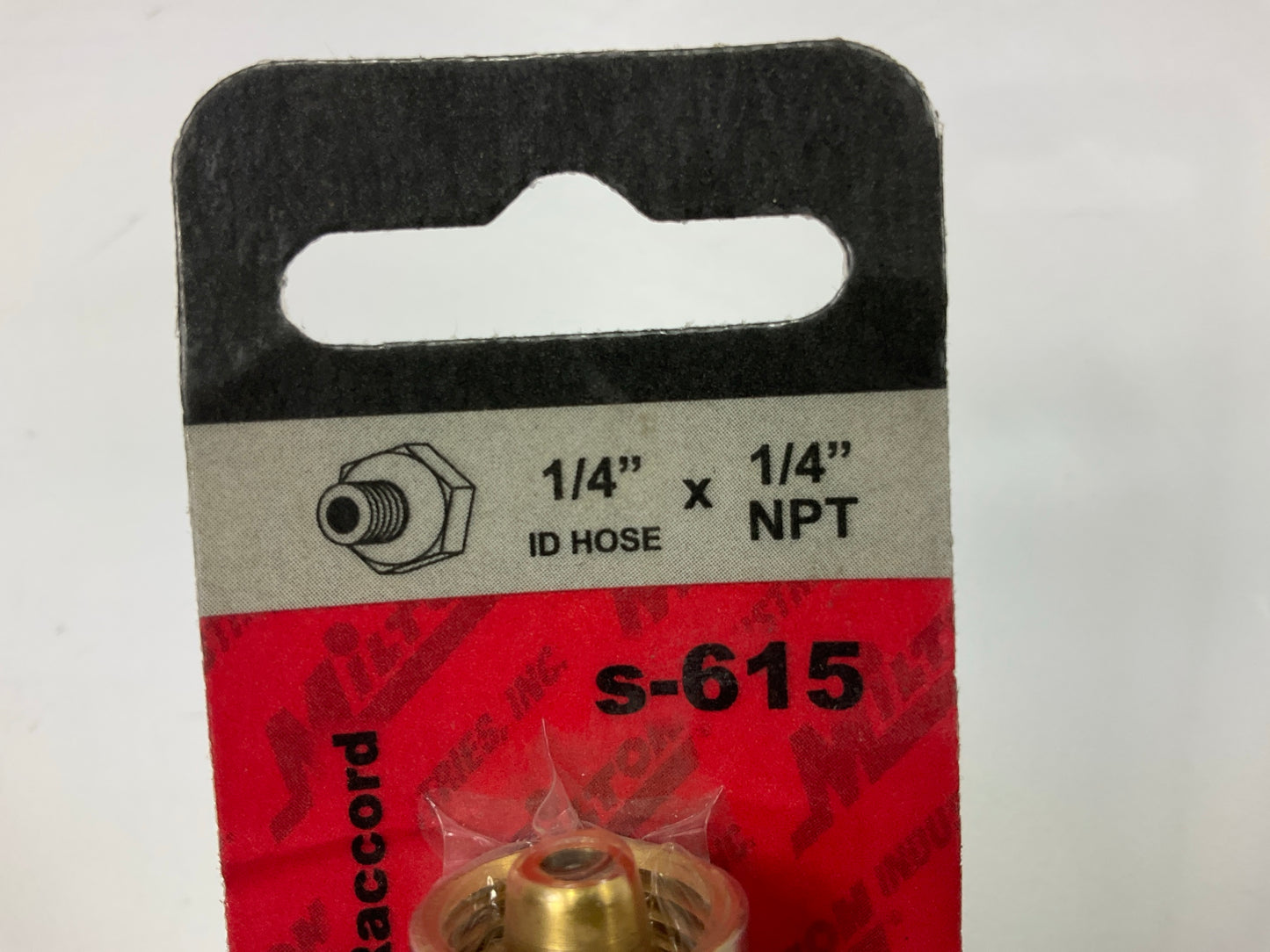 Milton S-615 1/4'' MNPT Reusable Hose End Fitting (1/4'' X 9/16'')