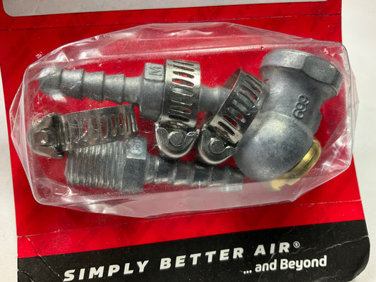 (10) Milton Industries S-620 1/4'' Air Hose Repair Hose Mender Splice Kits