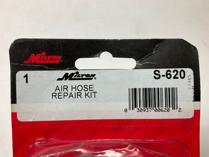(10) Milton Industries S-620 1/4'' Air Hose Repair Hose Mender Splice Kits