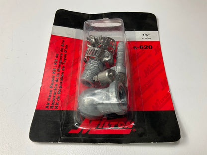 Milton Industries S-620 1/4'' Air Hose Repair Hose Mender Splice Kit