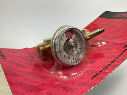 Milton S-638-1 Inline Air Flow Regulator 1/4'' F NPT X 1/4'' M NPT W/gauge