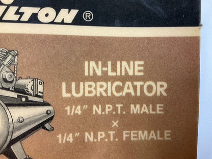 Milton S-639 Type2 Air Line In-Line Lubricator - 1/4'' NPT Male X 1/4'' NPT Female