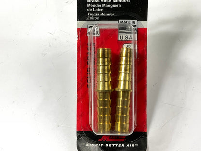 Milton S642 3/8'' ID Hose Mender Hose Repair Splice Fittings - Pack Of 2