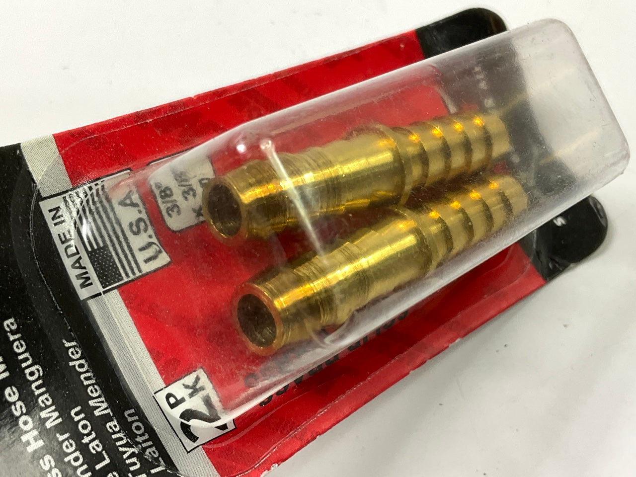 Milton S642 3/8'' ID Hose Mender Hose Repair Splice Fittings - Pack Of 2