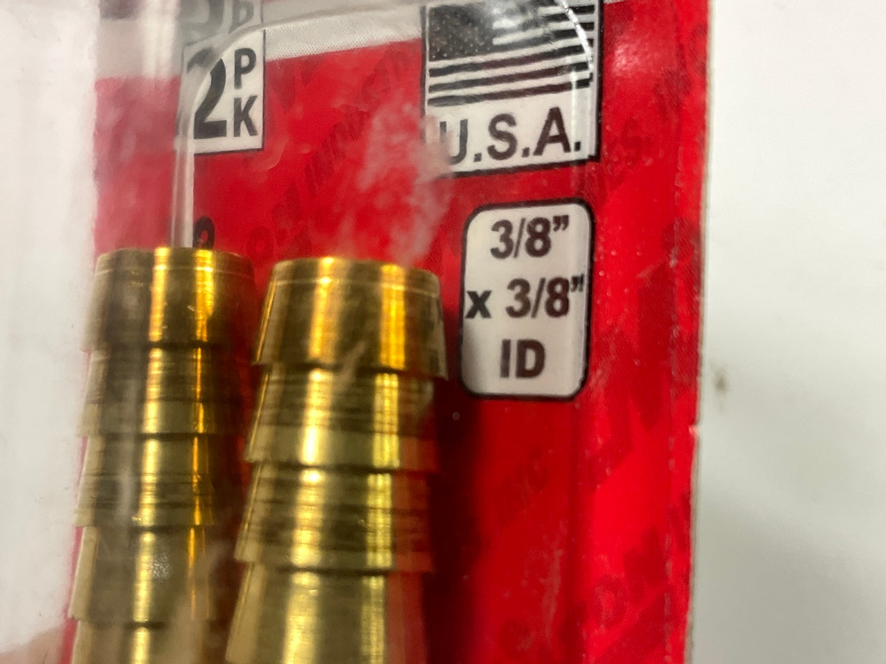 Milton S642 3/8'' ID Hose Mender Hose Repair Splice Fittings - Pack Of 2