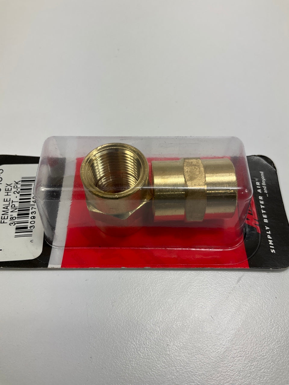 Milton S-643-3 3/8 FEMALE NPT 3/8'' FNPT Hex Coupling Hose Fitting - Pack Of 2