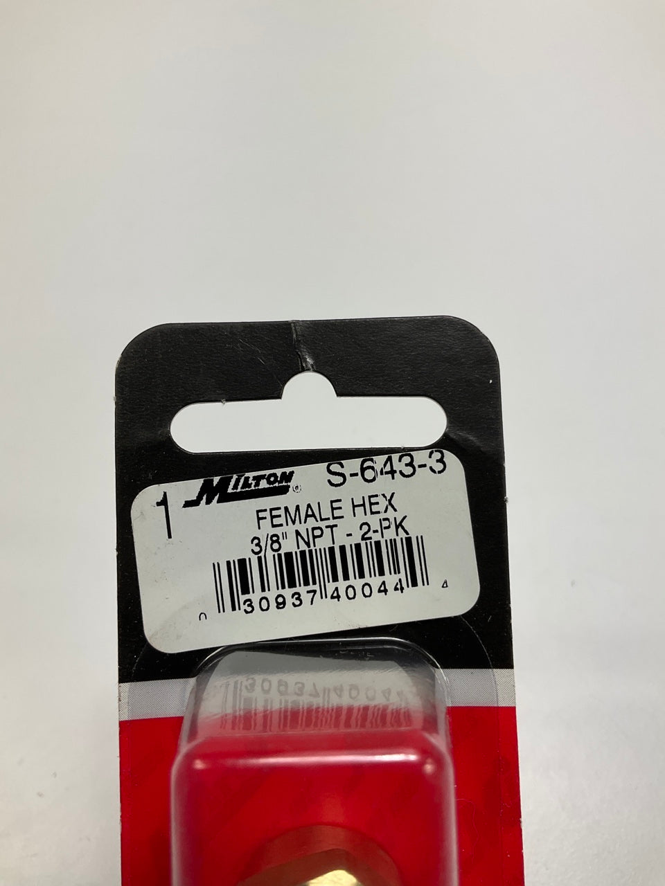 Milton S-643-3 3/8 FEMALE NPT 3/8'' FNPT Hex Coupling Hose Fitting - Pack Of 2