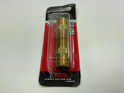 Milton S647 Hex 3/8 In NPT Brass Male Hex Nipple Coupler, 2 / Pack
