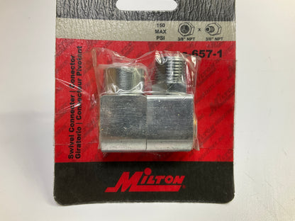 Milton S657-1 3/8'' NPT Swivel Hose Fitting Connector