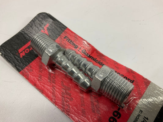 Milton S663 1/4'' ID Zamak Hose End, 5 Packs Of 2 Each, (10 Total)