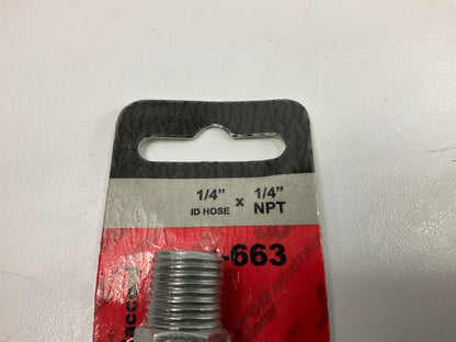 Milton S663 1/4'' ID Zamak Hose End, 5 Packs Of 2 Each, (10 Total)