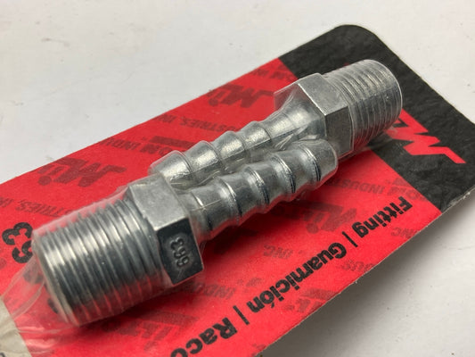 Milton S-663 1/4'' ID Zamak Hose Ends - Pack Of 2