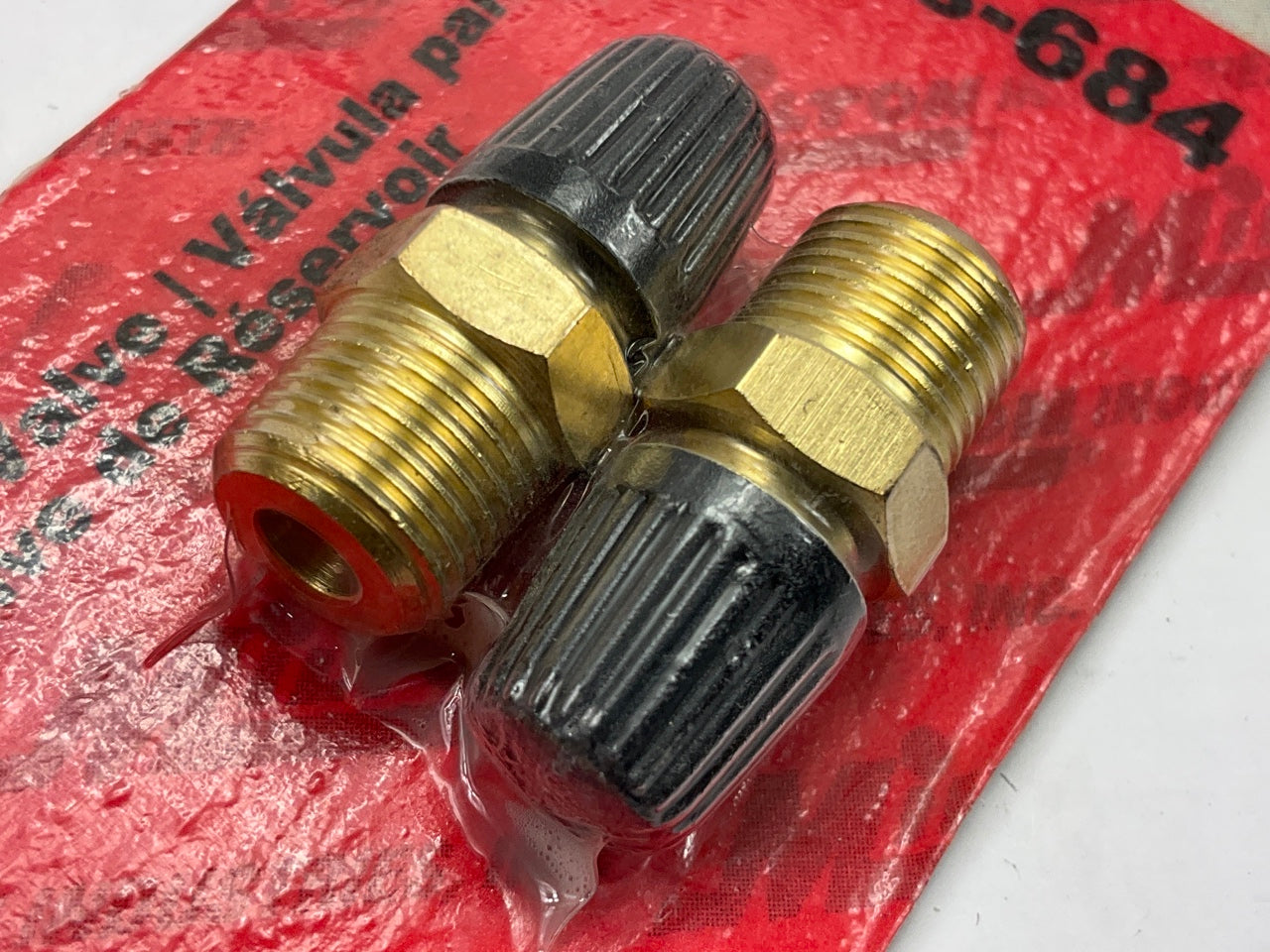 Milton S684 Air Tank Valve 1/8'' NPT Male, 2 / Pack