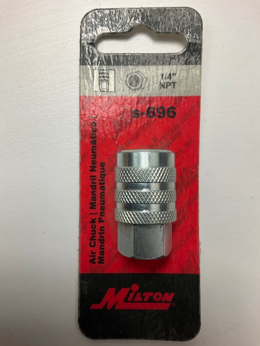 Milton S-696 Kwik-Grip Safety Air Chuck, 1/4'' NPT
