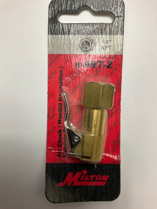 Milton S697-2 Chuck Clip 1/4'' FNPT Euro Style Air Chuck Clip