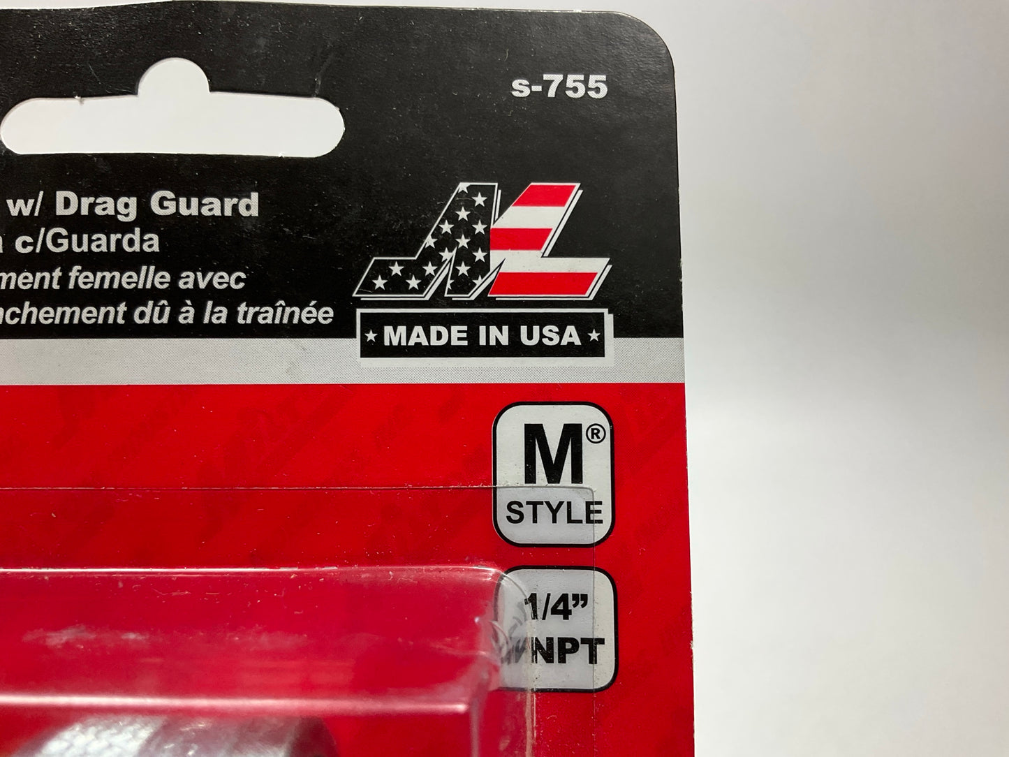 Milton S-755 1/4'' FNPT M Style Femal Push Type Coupler - Made In USA