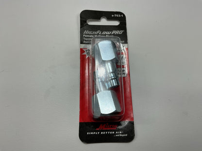 Milton S-763-1 3/8'' FNPT High Volume Low Pressure V-Style Steel Air Plug, 2 PACK