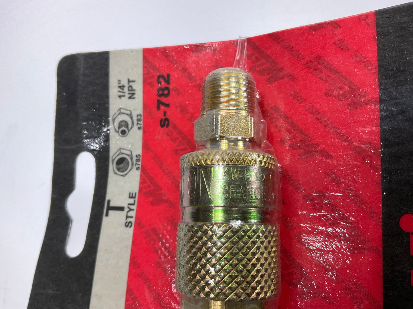 (10) MILTON S782 1/4'' NPT T-Style Coupler Plug, Made In USA