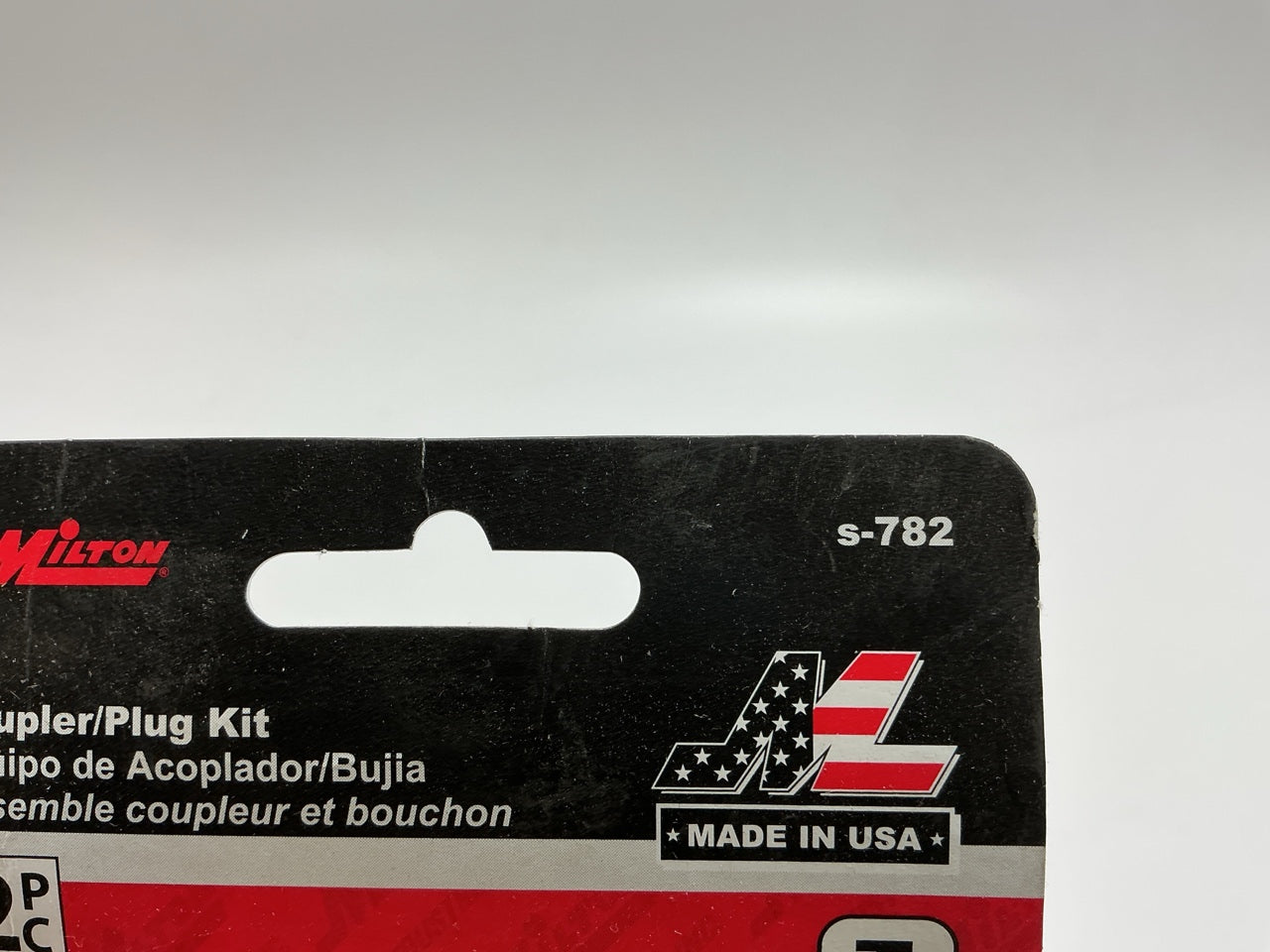 MILTON S782 1/4'' NPT T-Style Coupler Plug, Made In USA