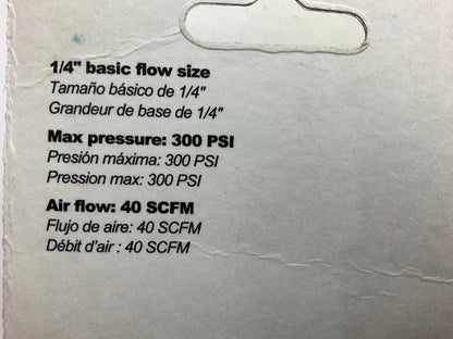 Milton S-785 Compression Coupler, T-Style, Female, 1/4'' NPT, Solid Brass Fitting
