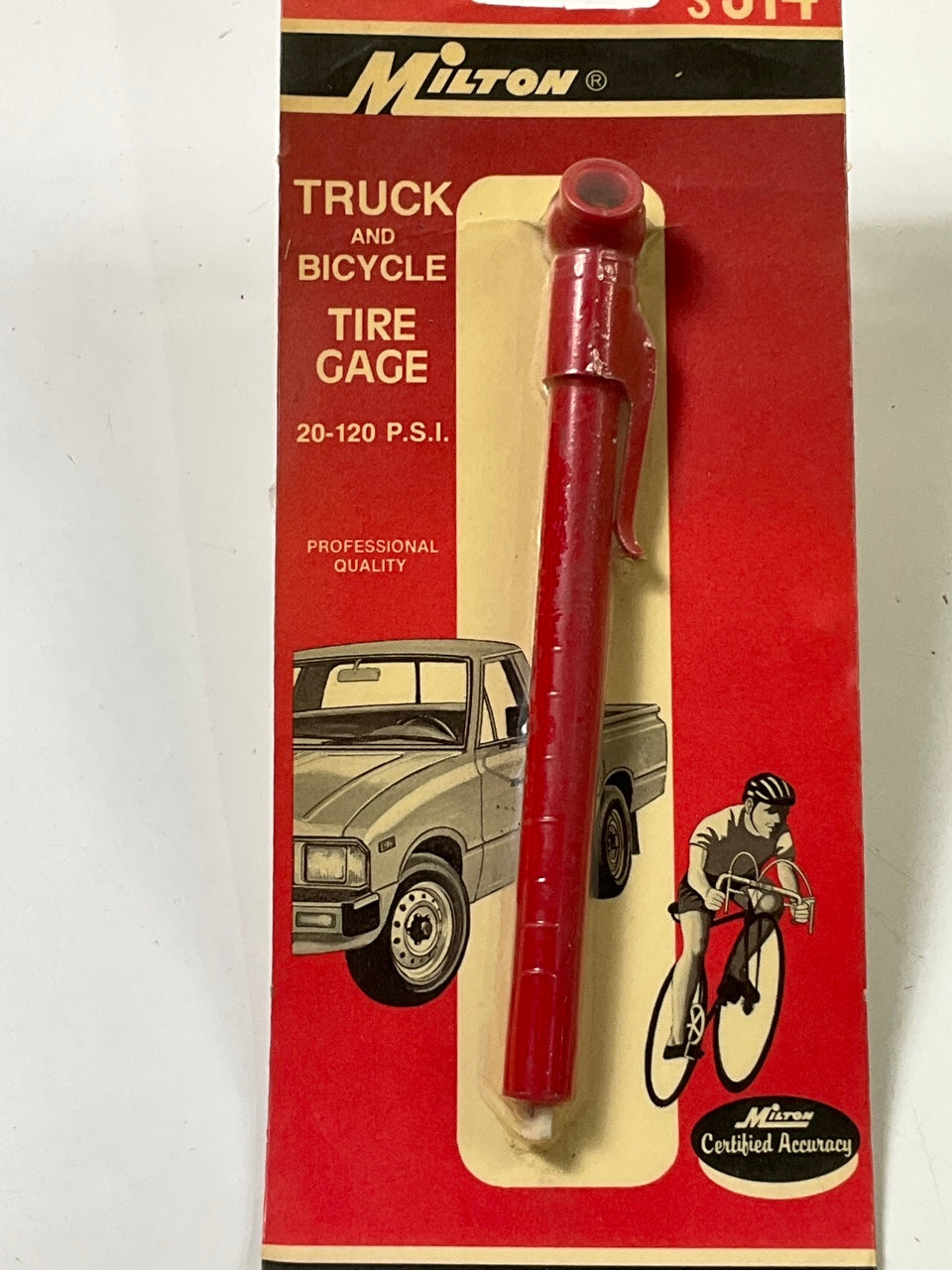 Milton S-914 Truck, Car And Bicycle Tire Gauge - 20-120 PSI